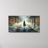 Omgekeerde wereld Stretched Canvas Afdrukken (Voorkant)