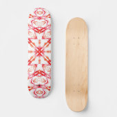 Omgekeerde Wispy Looking Glass Cross Persoonlijk Skateboard (Voorkant)