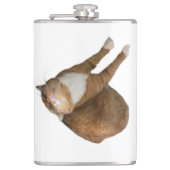 Omgekeerde-Zonne-Kat Heupfles (Voorkant)