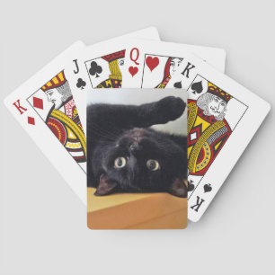 Omgekeerde Zwarte Kat Klassieke Speelkaarten