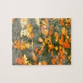 omgekomen bladeren in de regen legpuzzel (Horizontaal)