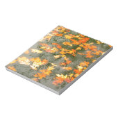 omgekomen bladeren in de regen notitieblok (Linkerzijde)