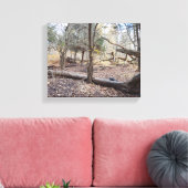 Omgevallen bomen canvas afdruk (Insitu (Woonkamer))