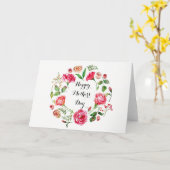 Omgeven door Bloemen Moederdag Kaart (Gele Bloem)