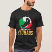 Omgeven door Stunads Hand Gesture Grappig Italiaan T-shirt (Voorkant)