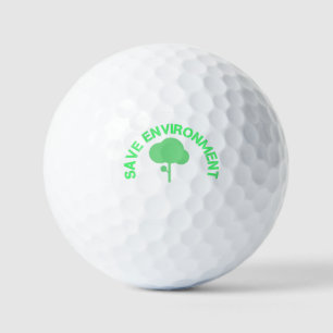 OMGEVING OPSLAAN GOLFBALLEN