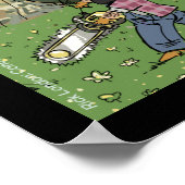 Omgeving: Opwaarts mobiele bomen Grappige Poster (Hoek)