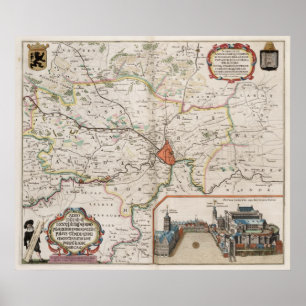 Omgeving van Gent Poster