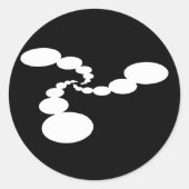 Omgevingsabstracties Crop Circle Glossy Stickers (Voorkant)