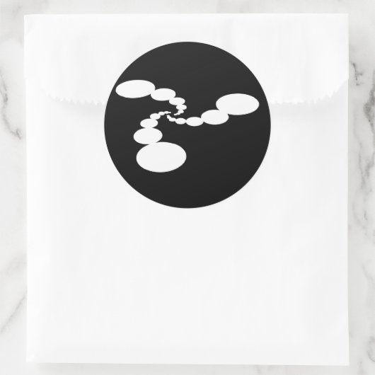 Omgevingsabstracties Crop Circle Glossy Stickers (Tas)