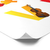 omgezette alfabetafdruk poster (Hoek)