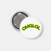 OMGLOL Retro 2000s Magneet – Leuk & Speels (Voorkant / Achterkant)