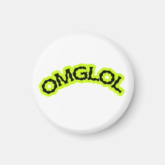 OMGLOL Retro 2000s Magneet – Leuk & Speels (Voorkant)