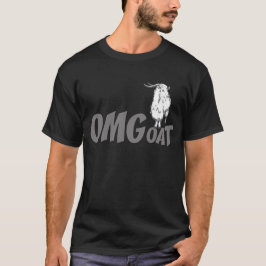 OMGoat Angora Goat Lovers OMG Grey T-shirt