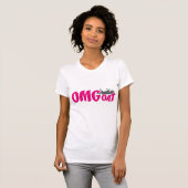 OMGoat Myotone Goat the Goat Lovers OMG in Pink T-shirt (Voorkant volledig)