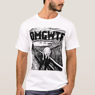 OMGWTF Scream b/w T-shirt