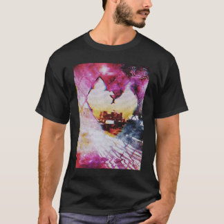Omheinde Liefde  Los Angeles Vaporwave Esthetische T-shirt
