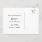 Omheinde tuin Grappige adreswijziging Aankondigingskaart (Achterkant)