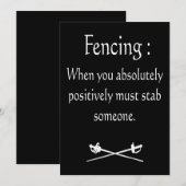 Omheinen wanneer je absoluut positief moet staan feestdagenkaart (Voorkant / Achterkant)