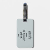 Omheining Bagagelabel (Achterkant verticaal)