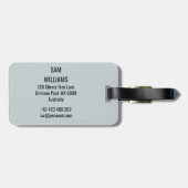 Omheining Bagagelabel (Achterkant horizontaal)