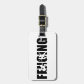 Omheining Bagagelabel (Voorkant verticaal)