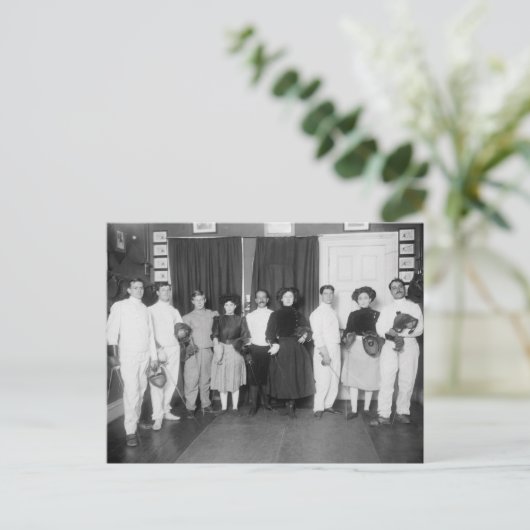  omheining, begin jaren 1900 briefkaart (Staand voorkant)