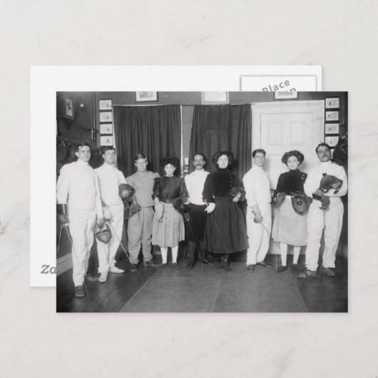  omheining, begin jaren 1900 briefkaart (Voorkant / Achterkant)