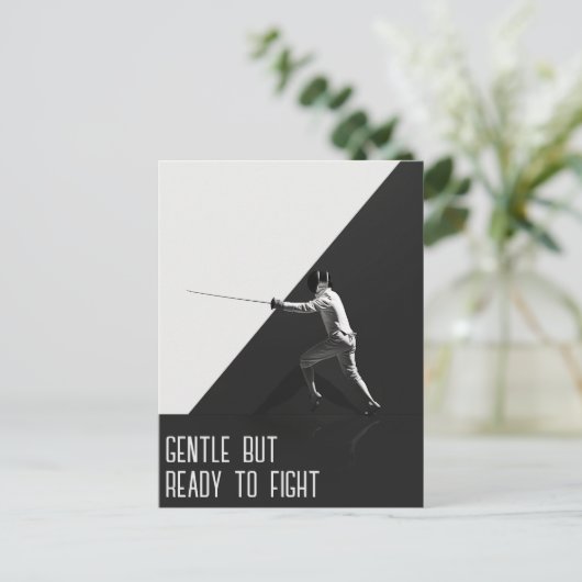 Omheining Briefkaart (Staand voorkant)