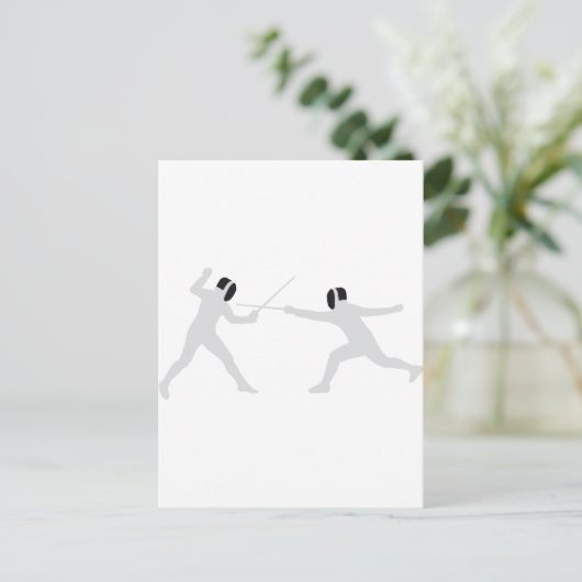 omheining briefkaart (Staand voorkant)