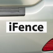 Omheining Bumpersticker (Op auto)