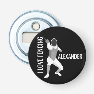 Omheining Button Flesopener