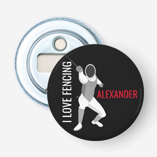 Omheining Button Flesopener (Voorkant)