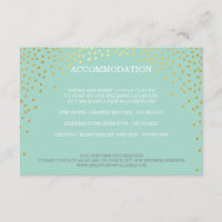 OMHEINING chic rustiek mini goud confetti mint