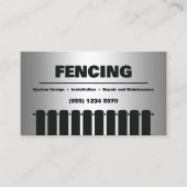 Omheining Custom QR Visitekaartje (Voorkant)