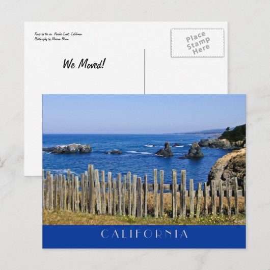 Omheining door het Zee Aankondigingskaart (Voorkant / Achterkant)