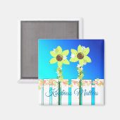 Omheining en bloemen Kindness Matters Magneet