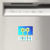 Omheining en bloemen Kindness Matters Magneet