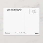 Omheining en gif IBSP NJ Coördinerende items Briefkaart (Achterkant)