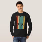 Omheining  Epee Sword Fighter Folie Fe T-shirt (Voorkant volledig)