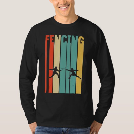 Omheining  Epee Sword Fighter Folie Fe T-shirt (Voorkant)