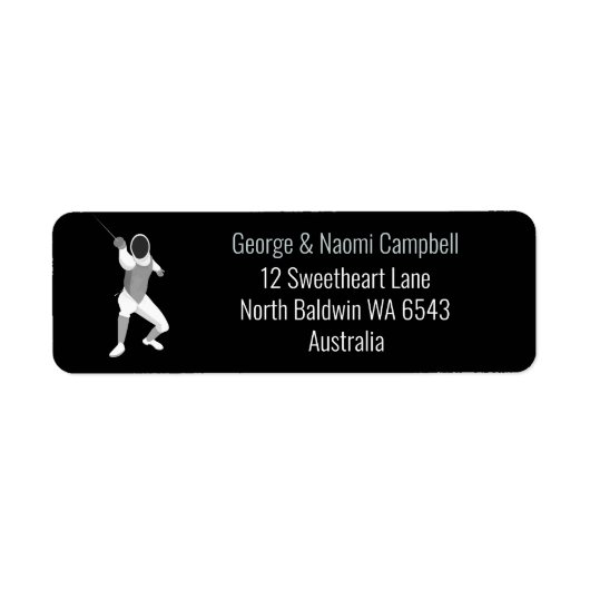 Omheining Etiket (Voorkant)