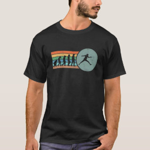 Omheining Evolutie Vintage zwaard vechtingretro Fe T-shirt