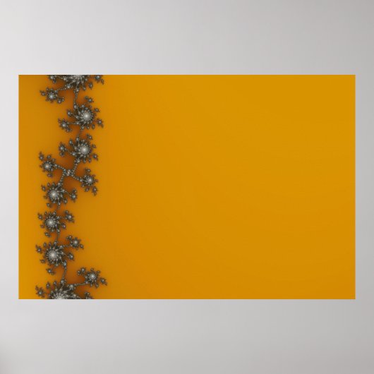 Omheining - Fractaal Poster (Voorkant)