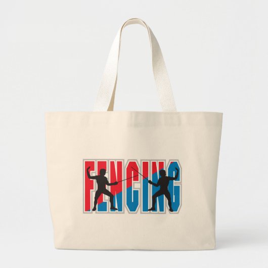 Omheining Grote Tote Bag (Voorkant)