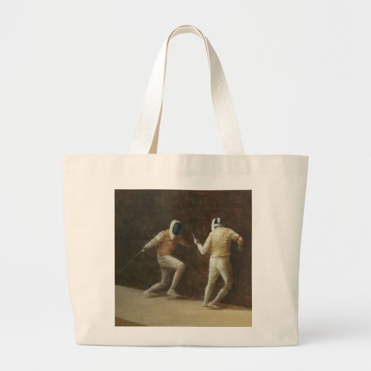 Omheining Grote Tote Bag (Voorkant)