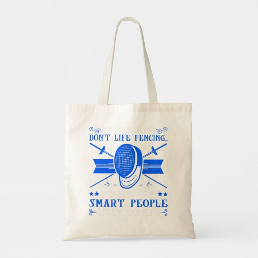 Omheining hek zwaard tegen heining sport tote bag (Achterkant)
