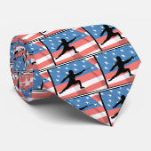 Omheining in Amerika Stropdas (Opgerold)