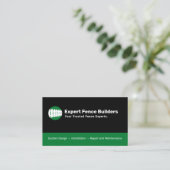 Omheining Installateur en Reparatie Visitekaartje (Staand voorkant)