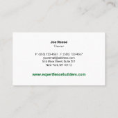 Omheining Installateur en Reparatie Visitekaartje (Achterkant)